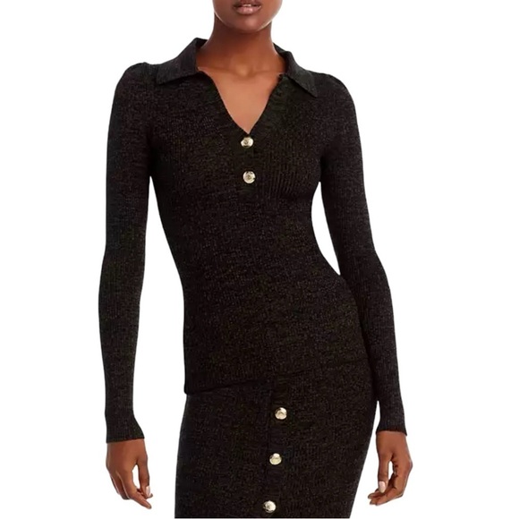 NWT Essentiel Antwerp Creation Ribbed Sweater Trekking Green Medium - Picture 1 of 9